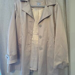 Joan Rivers Women's Cream Trench Coat